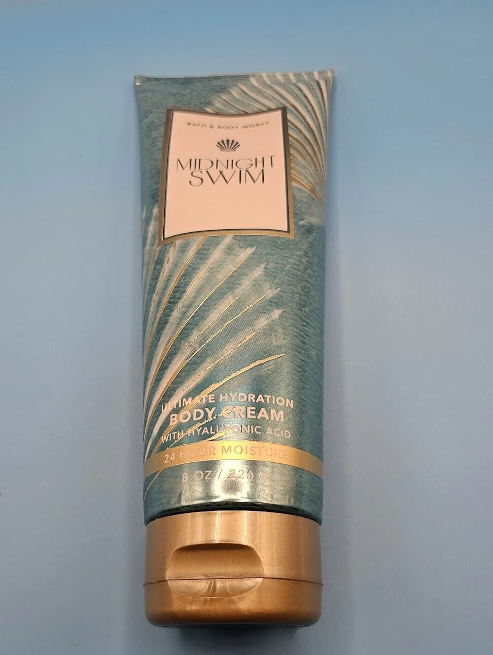 Bath & Body Works Midnight Swim Body Cream - Teal & Gold